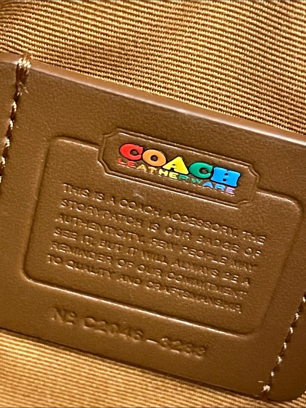 Coach leatherware 3233